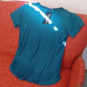 Nwt New Choice Teal Green T Shirt Short Sleeve